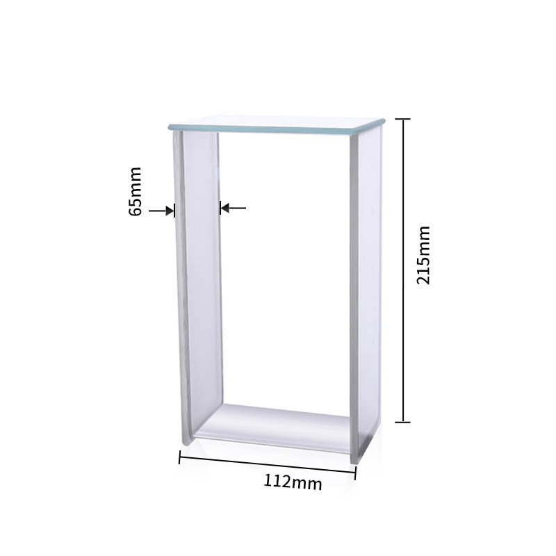 MUHWA Borosilicate glass chromatography tank, TLC Developing Tank, Heavy Duty Borosilicate Glass Square Chromatography TLC Developing Chamber with Lid for Lab Research