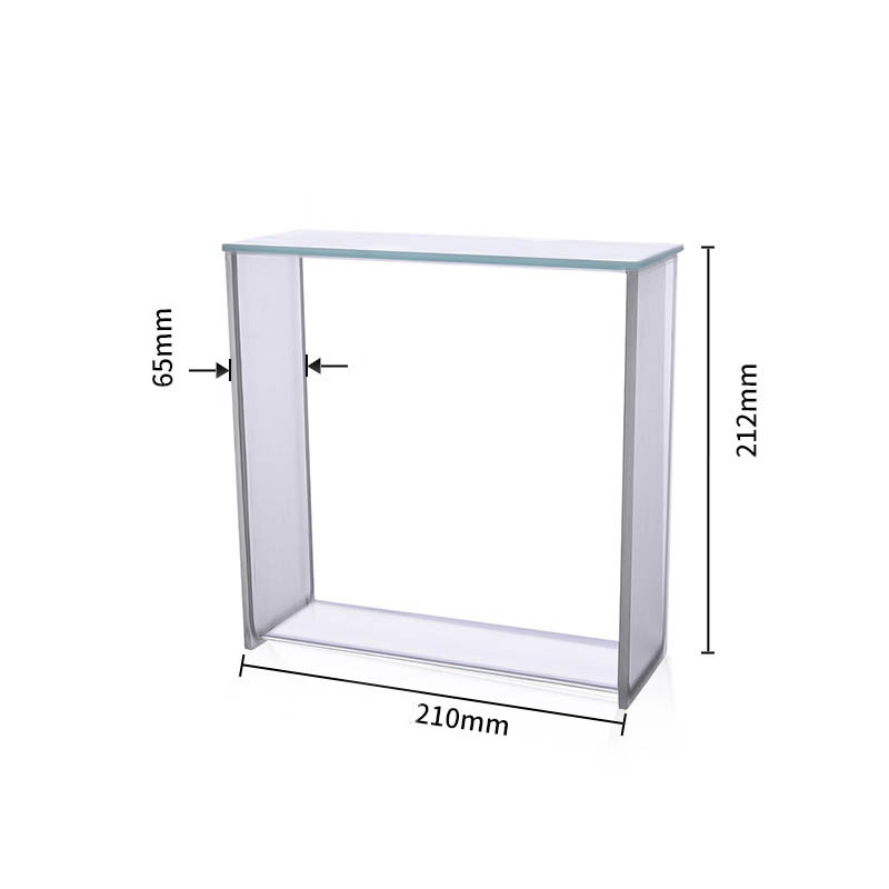 MUHWA Borosilicate glass chromatography tank, TLC Developing Tank, Heavy Duty Borosilicate Glass Square Chromatography TLC Developing Chamber with Lid for Lab Research