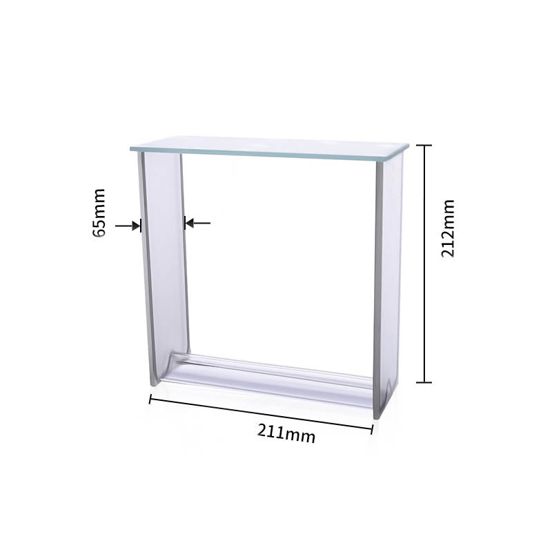 MUHWA Borosilicate glass chromatography tank, TLC Developing Tank, Heavy Duty Borosilicate Glass Square Chromatography TLC Developing Chamber with Lid for Lab Research