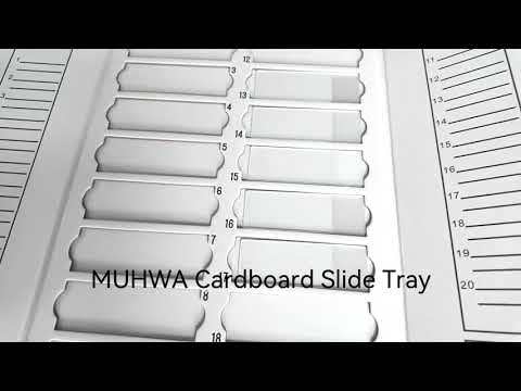 10pcs Plastic Rectangle Microscope Glass Holder Slide Box for 5 Slides