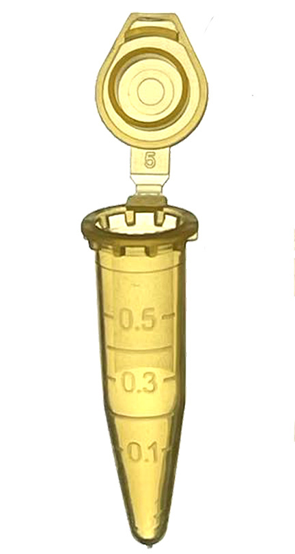 MUHWA 1000PCS Polypropylene Graduated Microcentrifuge Tube with Snap Cap, 0.5ml Capacity Microtubes