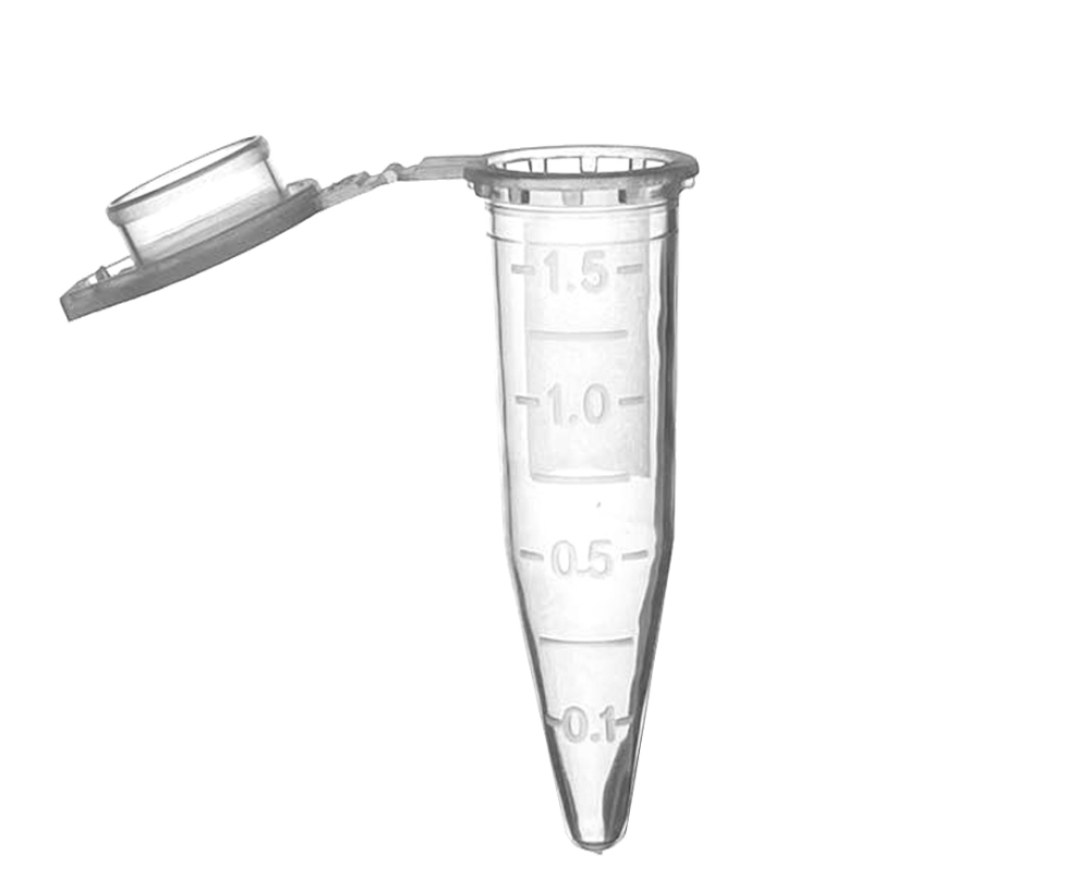 MUHWA 500 PCS Polypropylene Graduated Microcentrifuge Tubes with Snap Cap, 1.5ML Micro Test Tubes Conical Microtube Sample Vial for Laboratory