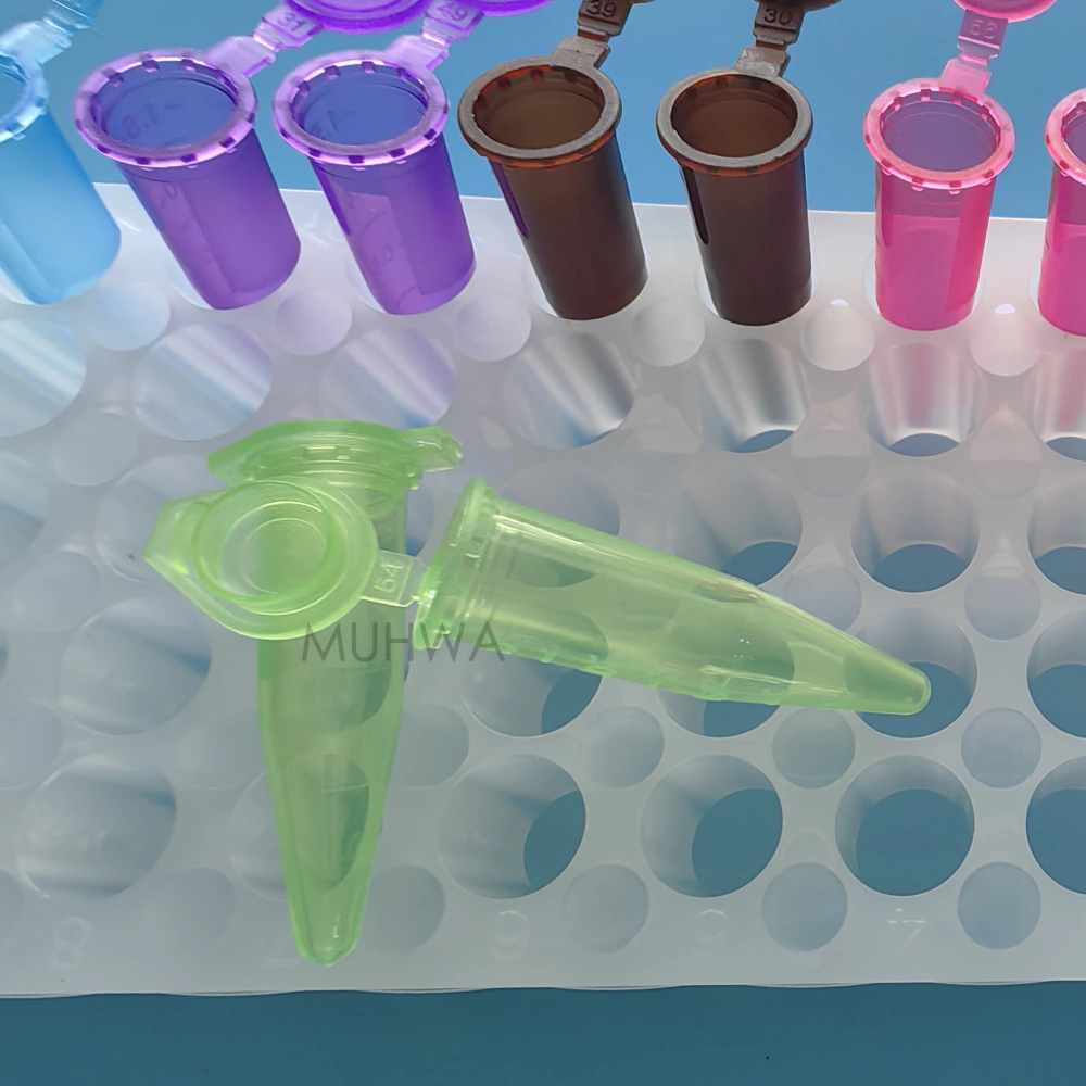 MUHWA 500 PCS Polypropylene Graduated Microcentrifuge Tubes with Snap ...