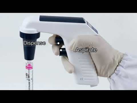 MUHWA Electric Pipette Controller,Automatic Motorized Pipette Filler, Electric Pipettor, 0.1-100ml,Adjustable Speed