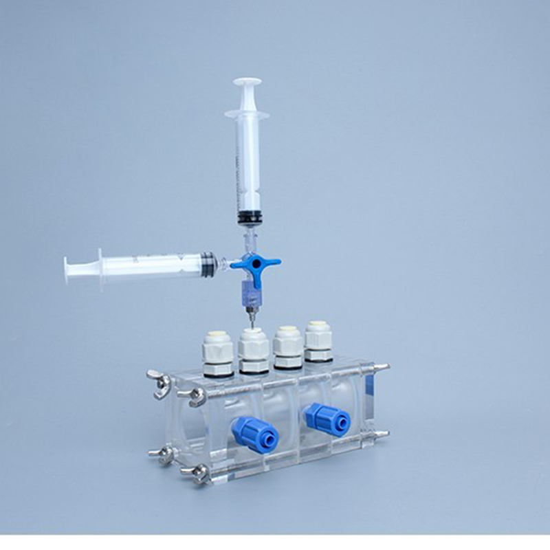 MUHWA 3-way Luer Connector with Valve for Syringe Connection Microbial Fuel Cell Dedicated Needle Sampling Interface, Sterile, 5pcs