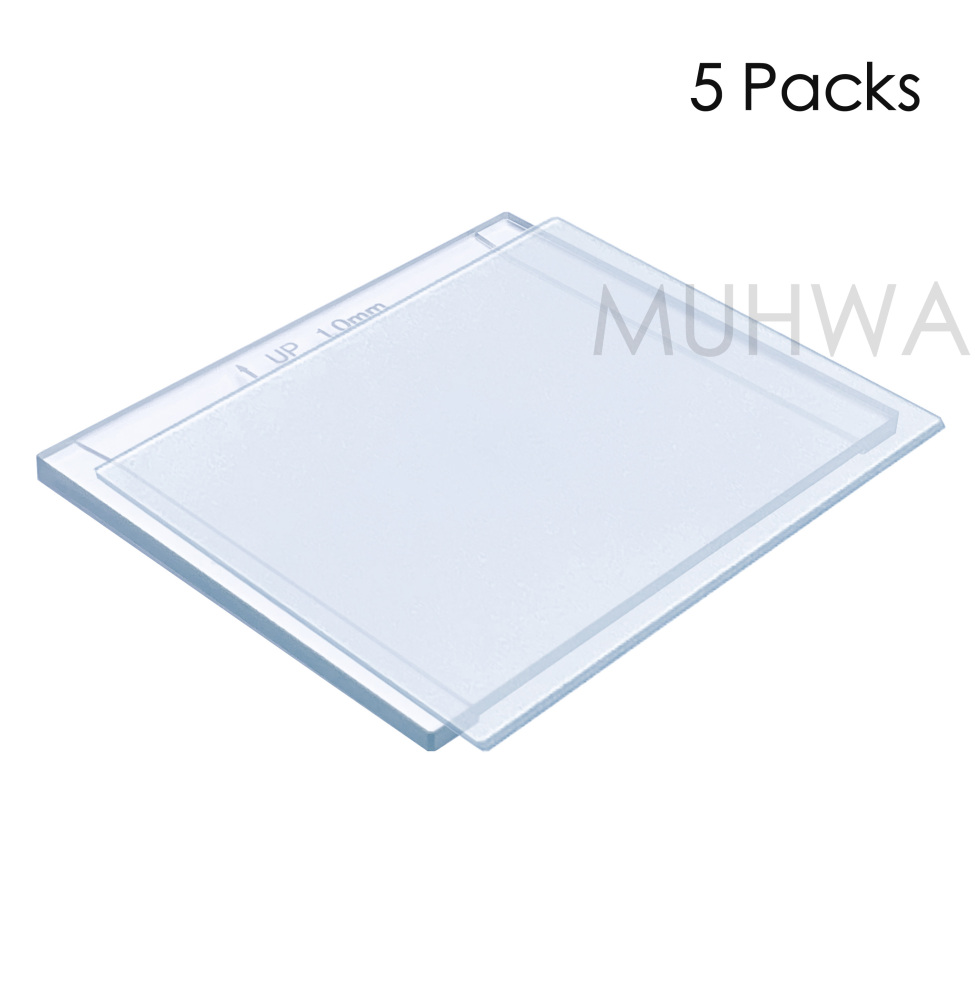 MUHWA Mini-PROTEAN Spacer Plates with 0.75mm/1.0 mm/1.5mm Integrated Spacers and Short Plates, Pkg of 5 Sets