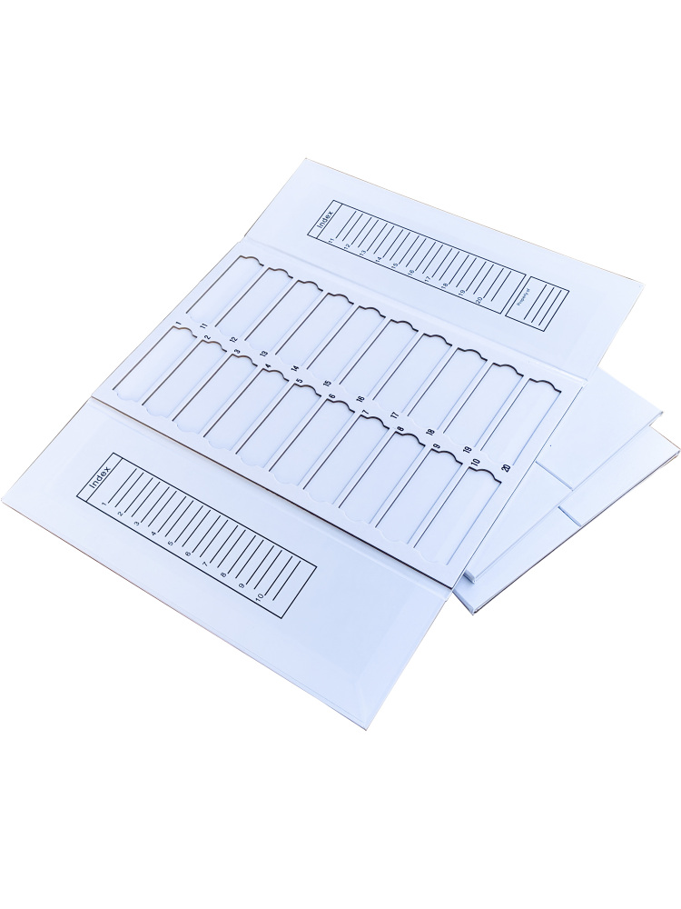 MUHWA 20-Place Cardboard Slide Tray with Folding Cover