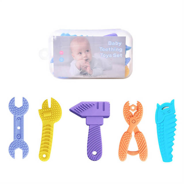 Silicone Baby Molar Teether Teething Chew Toys