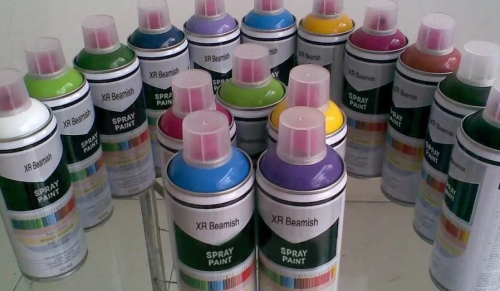 DIY Colorful Graffiti Art Spray Paint / Aerosol Spray Paint Red Blue Purple Gold