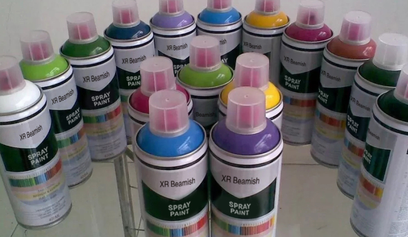 DIY Colorful Graffiti Art Spray Paint / Aerosol Spray Paint Red Blue Purple Gold