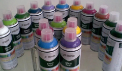 Non toxic Eco-friendly Artist Aerosol Spray Paint for Wood / Plastic / Metal Surface