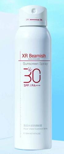 XR Beamish Personal Care Products Moisturising SPF 50 Sunscreen Spray 150ml