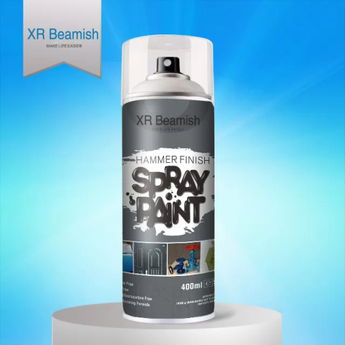 Hammer Finish Acrylic Spray Paint Silver / Black / Blue Colors XR Beamish Liquid Coating