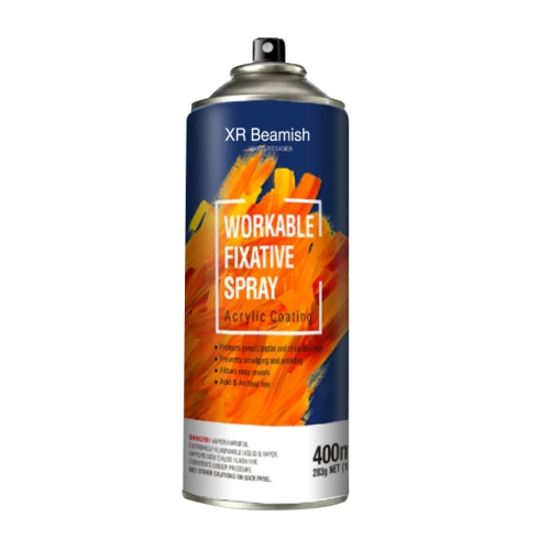 Concentrated Nozzle Workable Fixative Spray Male Valve XR Beamish 400ml For Canvas