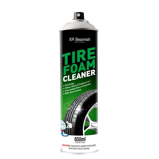 XR Beamish Tire Cleaner Spray Tire Foam Cleaner 600ml Automotive CTI