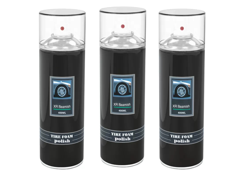 Car Care Tire Foam Polish / Tire Cleaner Spray Car Clean and Detailing Products