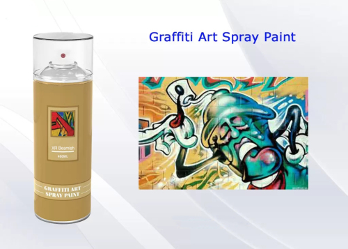 Aerosol Acrylic Art Graffiti Spray Paint Cans for Artist with Normal , Fluo , Metallic Color