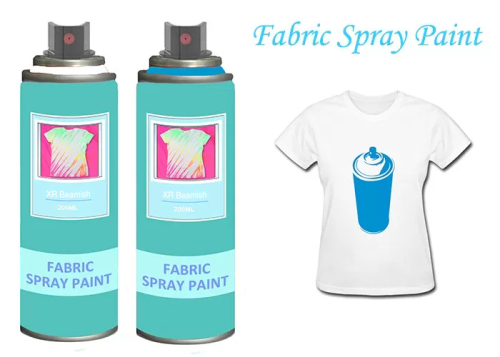 Black Fabric Spray Paint Acrylic Spray Paint For Clothing / Shoes UV Resistant