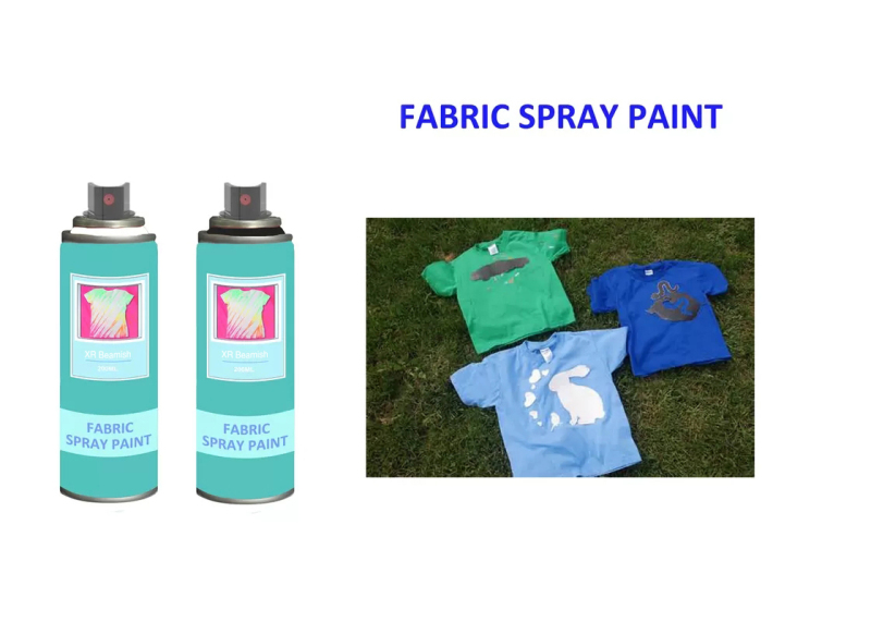 Washable 200ml Fabric Spray Paint Spray for T Shirt UV Resistance and Fast Drying