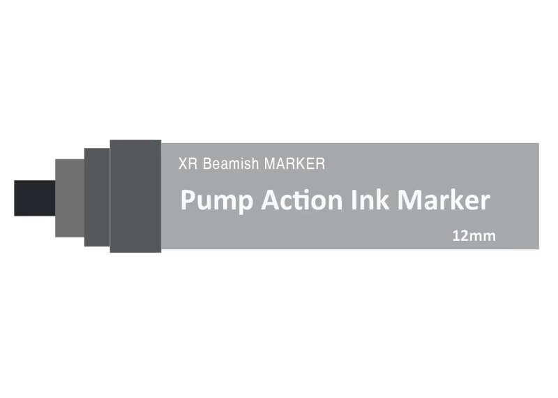 Refillable Alcohol Based Pump Action Ink Marker Pen with 7mm 12mm 15mm Chisel Tipe