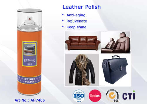 400ml Safe Household Cleaners Leather Polish with Penetrate Ability and Weather Resistance