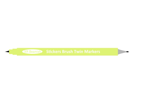Artist Brush Twin Markers Marking Pens High Performance for Promotional Gifts