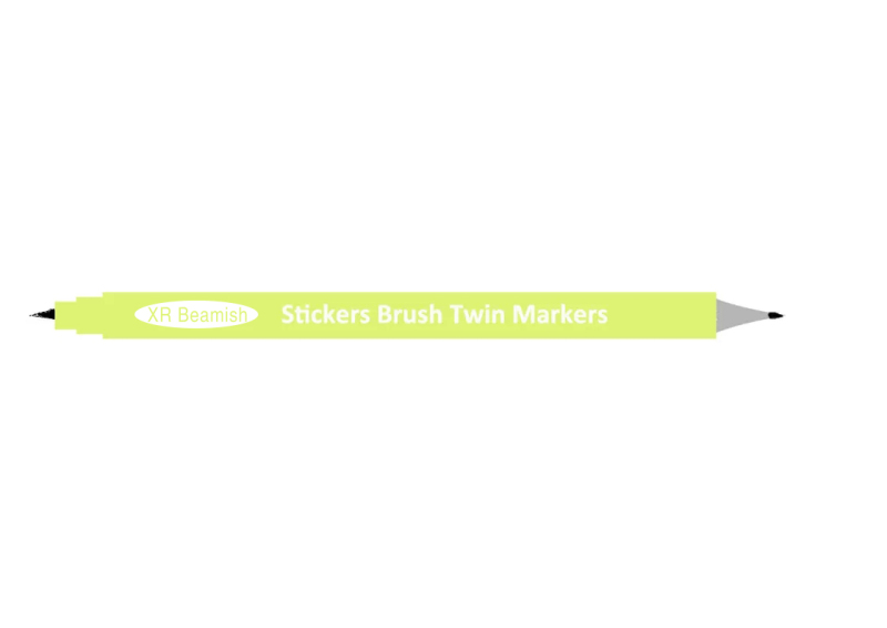 Artist Brush Twin Markers Marking Pens High Performance for Promotional Gifts