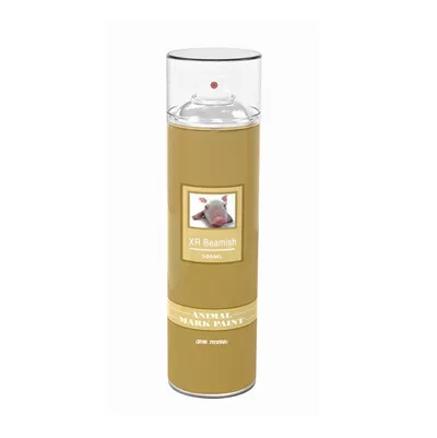 Acrylic Animal Marking Spray Paint Liquid Coating Red Yellow Green Custom Color 500ml