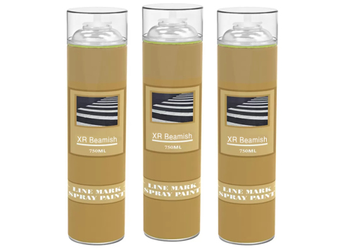 750ml acrylic Line Mark Spray Paint , road marking spray paint with normal / fluo colors
