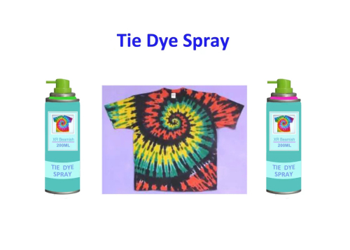Washable Fabric Color Tie Dye Ink Water Based 200ml Tie Dye Spray