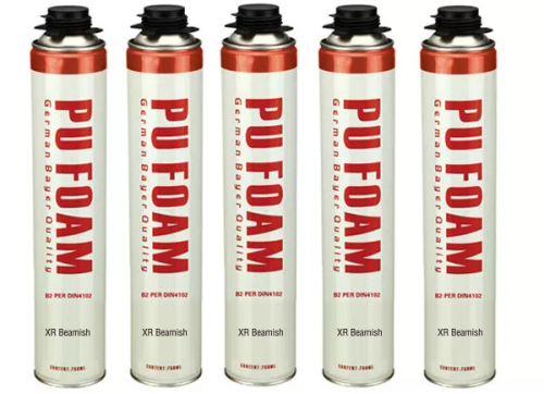 Fire Resistant PU Foam Spray Insulation Multi-purpose XR Beamish Polyurethane Foam