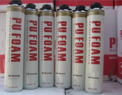 Fire Proof PU Foam Spray Can / Aerosol Polyurethane Foam Insulation B2 Grade