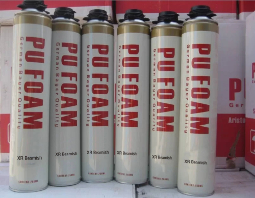 Fire Proof PU Foam Spray Can / Aerosol Polyurethane Foam Insulation B2 Grade