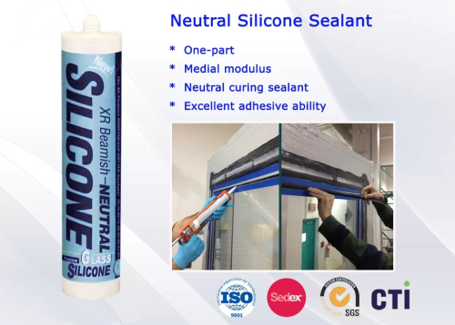 One Part Neutral Clear or Coloured Silicon Sealant -40 to 100 ℃ High Performance