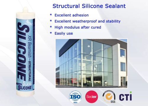 Multi Color Acetic Silicone Spray Sealant / Liquid Silicone Adhesive Weatherproof