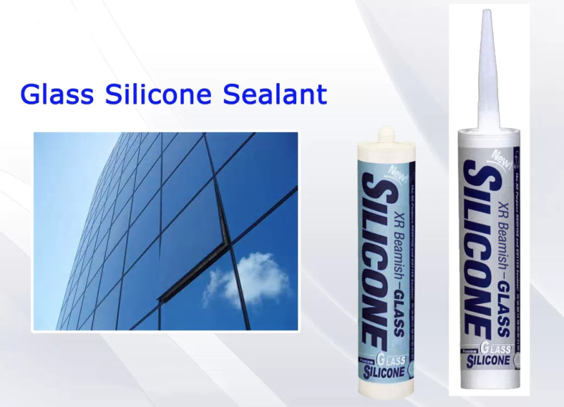 Acetic Glass Silicone Sealant Fast Curing for Construction Glass Window and Door