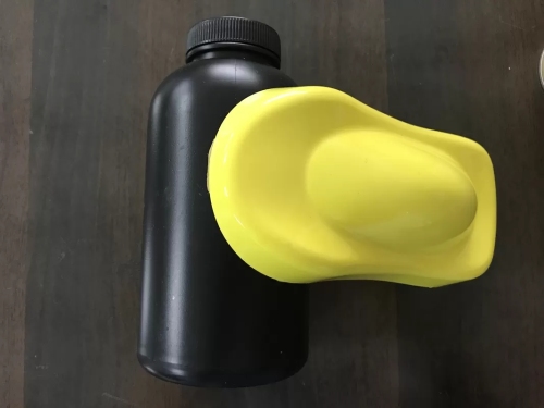 Water Based Paint Peelable Rubber Coating Yellow Color 1L Packing Paint