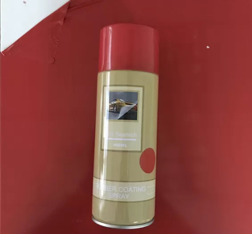 Water Based Paint Removable Rubber Coating Spray, Red Color Aerosol