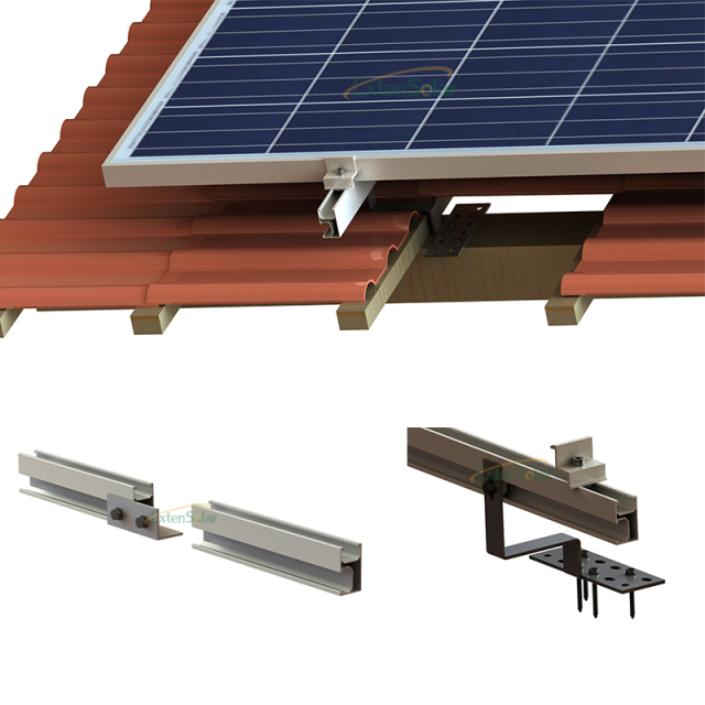Pitched Tile Rooftop Solar Mounting System