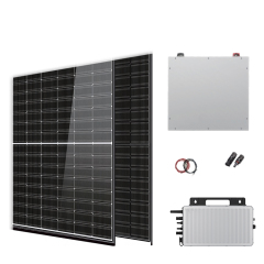 OEM Installation Balcony Solar System Kit 800W Micro Inverter with Battery Energy Storage