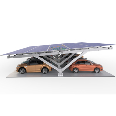 High Quality Carbon Steel Solar Carport Structure Solar Mounting System Bracket Structure Car Parking Lots
