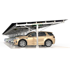 New Design Carbon Steel Solar Carport Solar Canopy Carport Black Solar Carport Mounting System