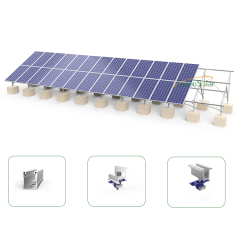 Easy Install Mg-Al-Zn Coating Ground Mounting System Solar Racking Systems for Panel Support Solar Ground Panel Mount