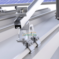 Adjustable Angle Solar Panel Metal Tin Roof Mounting Bracket Pitched Solar Mounting System