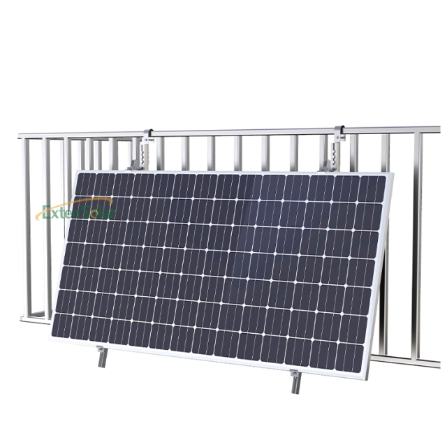 OEM 2KW All-in-One Balcony Solar System Kit Easy Installation Wall Balcony Solar Bracket  Anti Einspeisung Plug&Play