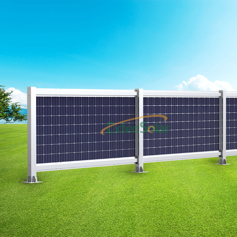 Solar Fence Ground Rack Vertical Solar Farm Mounting System