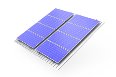 Aluminum Alloy  flat roof solar mounting  system