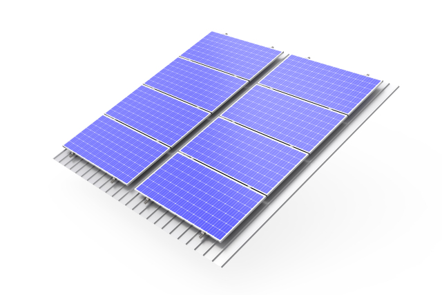 Aluminum Alloy  flat roof solar mounting  system