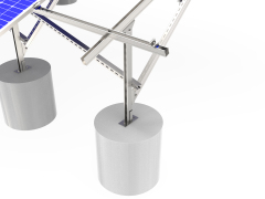 Solar Ground Mounting System, made from Mg-Al-Zn Coating or Q235B carbon steel