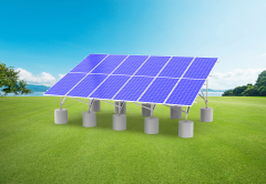 Solar Ground Mounting System, made from Mg-Al-Zn Coating or Q235B carbon steel